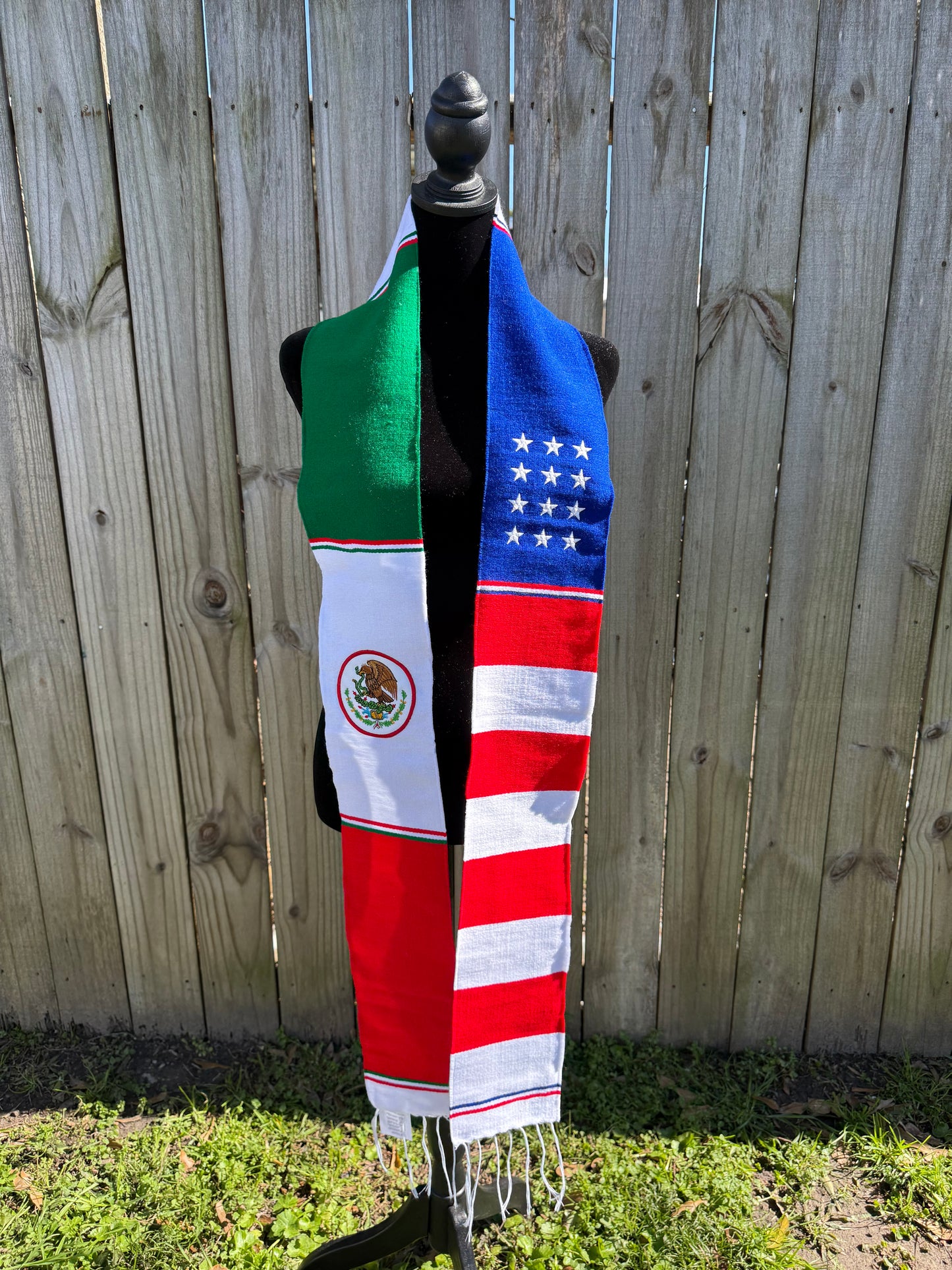 USA and Mexico Flag no words