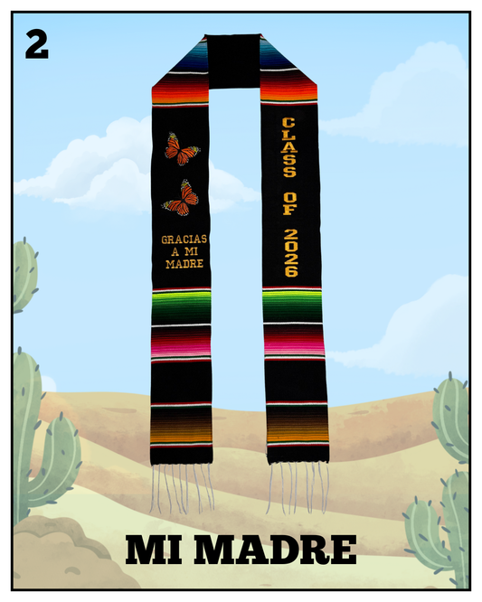 Mi Madre - 2026 Graduation Stole